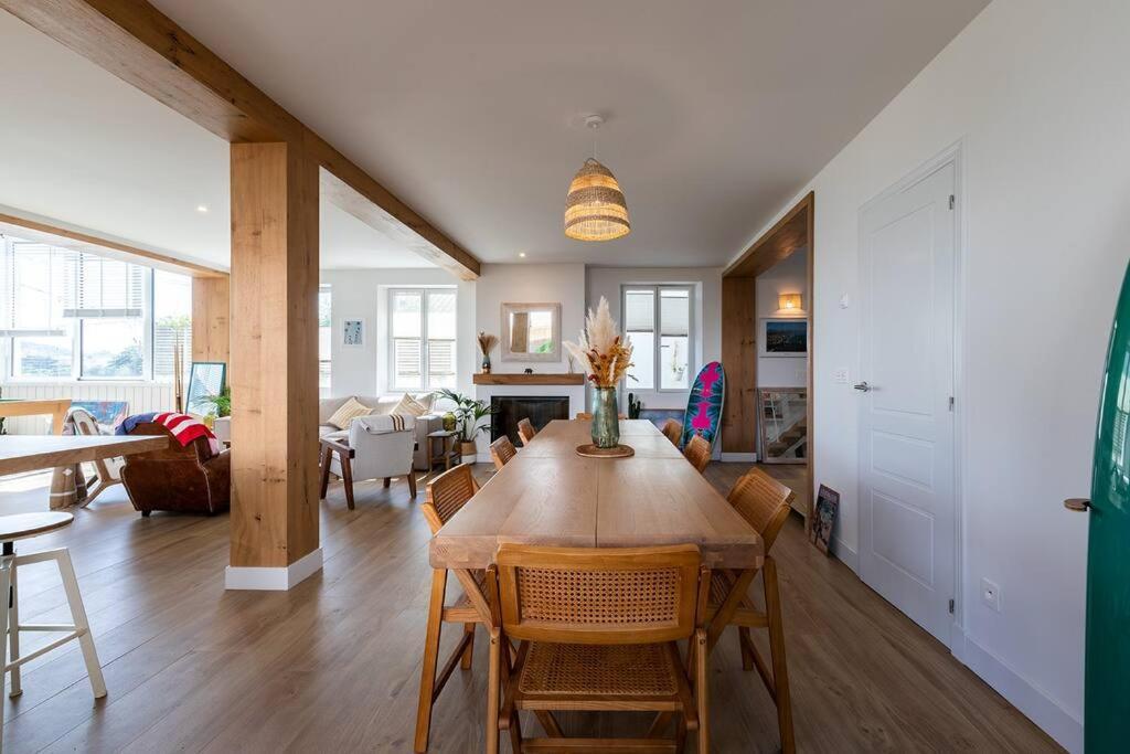 Beautiful Beach House In Front Of The Ocean ビアリッツ エクステリア 写真