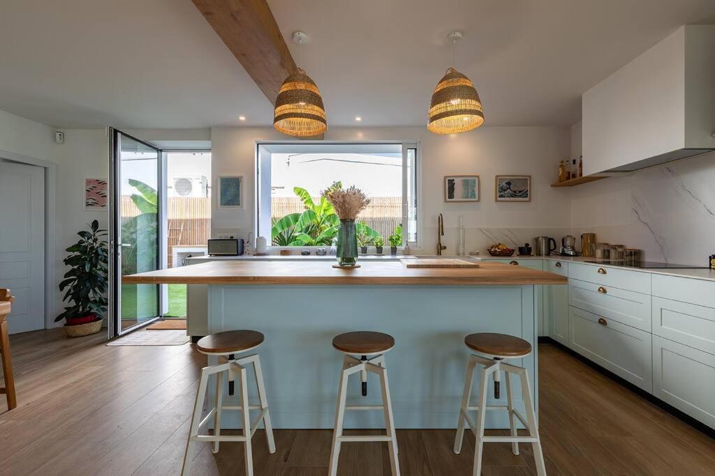 Beautiful Beach House In Front Of The Ocean ビアリッツ エクステリア 写真