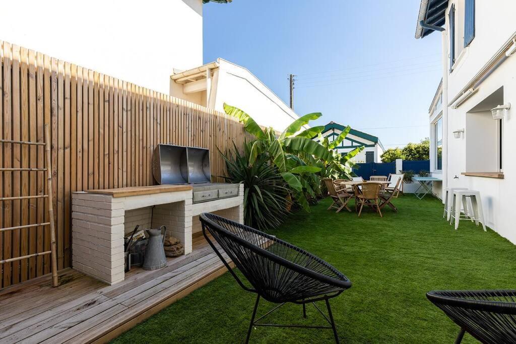Beautiful Beach House In Front Of The Ocean ビアリッツ エクステリア 写真